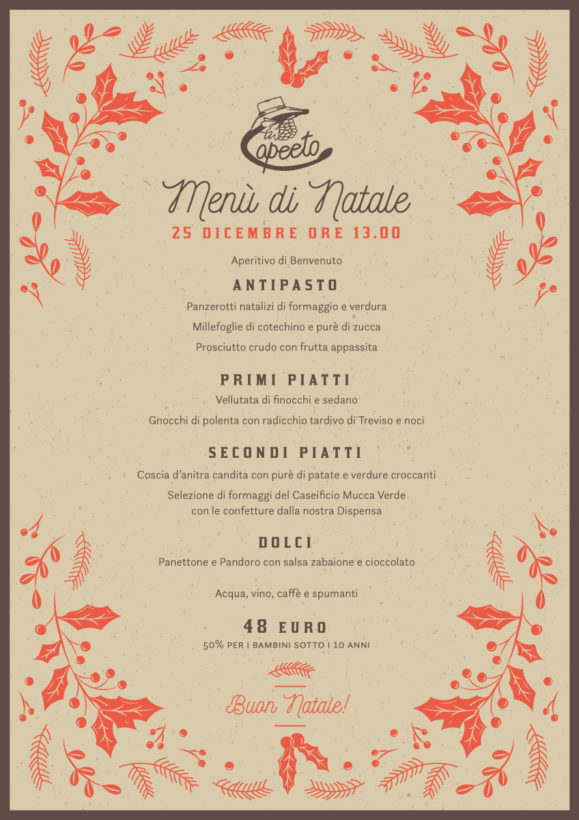 Menu Di Natale Secondi Piatti.Il Menu Di Natale 2017 Capeeto